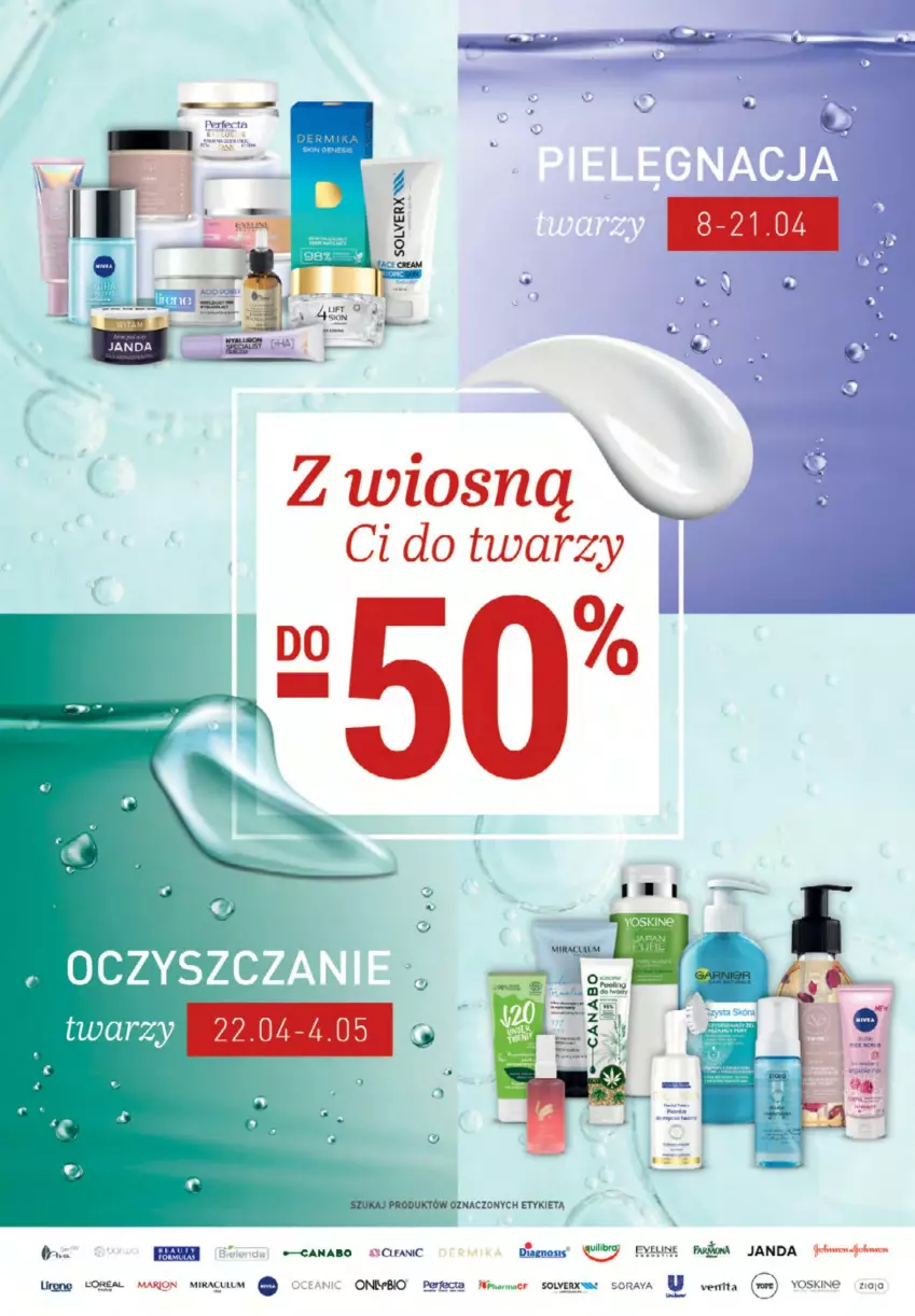 Gazetka promocyjna Drogerie Jawa - ważna 07.04 do 04.05.2022 - strona 3 - produkty: Cif, Eveline, Fa, Perfecta, Por, Yoskine, Ziaja