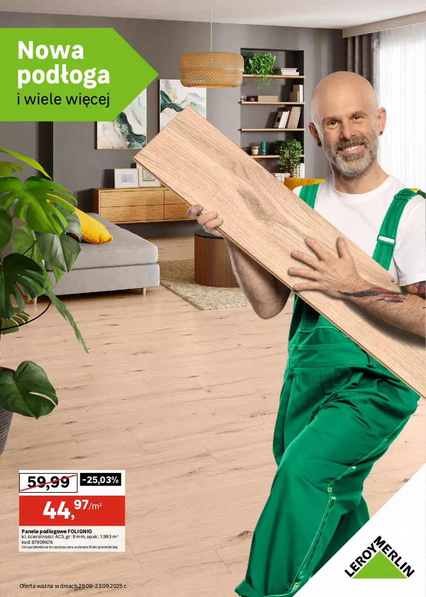 Gazetka promocyjna Leroy Merlin - Gazetka Leroy Merlin - ważna 29.08 do 23.09.2025 - strona 1