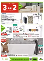 Gazetka promocyjna Leroy Merlin - Gazetka Leroy Merlin - Gazetka - ważna od 23.09 do 23.09.2025 - strona 7 - produkty: Bateria umywalkowa, Sok, Ser, Asus, Dywanik łazienkowy, Dywanik, Szafka pod umywalkę, Słupek, Szczotka, Kosz, Korpusy, Taca, Wanna, Lack, Szafka, Mydelniczka, Bateria, Suszarka, Kubek, Umywalka, Dozownik, Drzwi, Lustro, Dozownik mydła, Dywan, Lakier