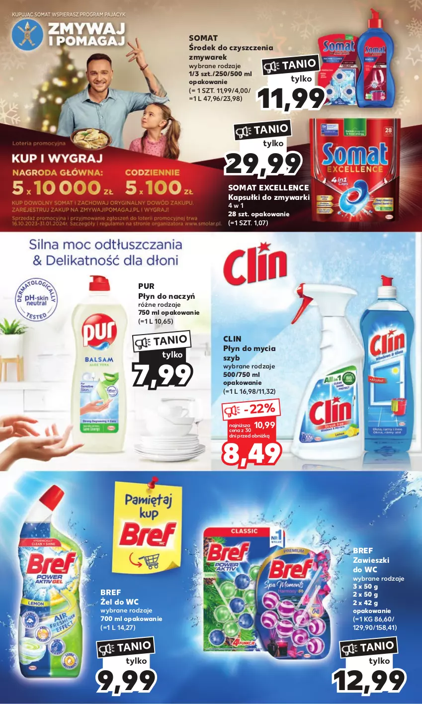 Gazetka promocyjna Kaufland - Kaufland - ważna 16.11 do 22.11.2023 - strona 2 - produkty: Bref, Clin, Płyn do mycia, Pur, Somat, Zawieszki, Zmywarki