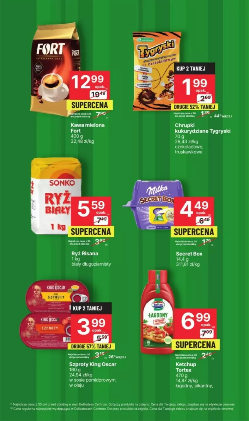 Gazetka promocyjna Delikatesy Centrum - ważna 30.10 do 02.11.2023 - strona 6 - produkty: Gry, Isana, Ketchup, Risana, Rum, Ryż, Sos, Szprot