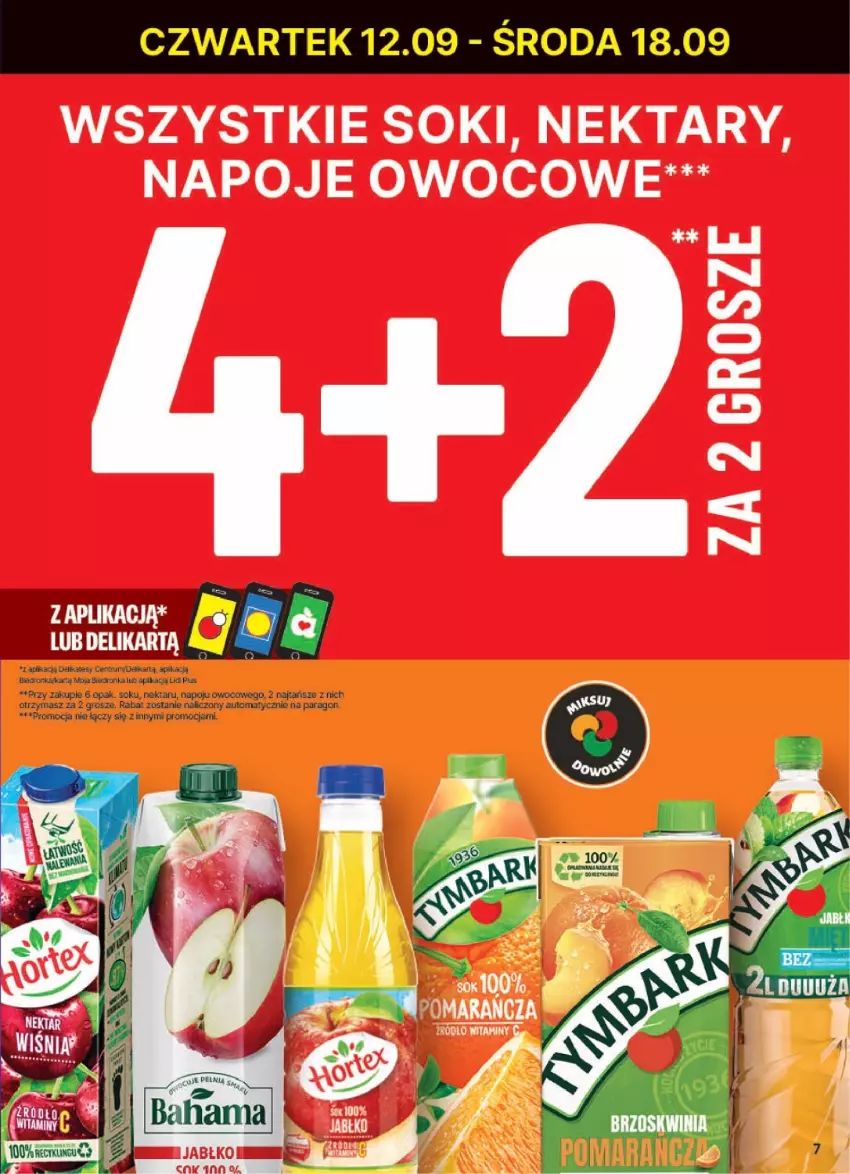 Gazetka promocyjna Delikatesy Centrum - NOWA GAZETKA Delikatesy Centrum od 16 września! 16-22.09.2024 - ważna 16.09 do 22.09.2024 - strona 7 - produkty: Dron, Napoje, Nektar, Rum, Sok