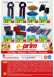 Gazetka promocyjna Prim Market - Gazetka - ważna od 25.01 do 25.01.2023 - strona 16 - produkty: Por, Kapcie, Szal, Pasek, Pasek męski, Fa