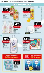 Gazetka promocyjna Netto - Artykuły spożywcze - Gazetka - ważna od 10.08 do 10.08.2024 - strona 22 - produkty: Mus, Pampers, Majtki, Ziajka, Płyn do płukania, Chusteczki, Szampon, Ziaja, Dzieci, Kubuś, Pieluchomajtki, Mleko, BEBILON