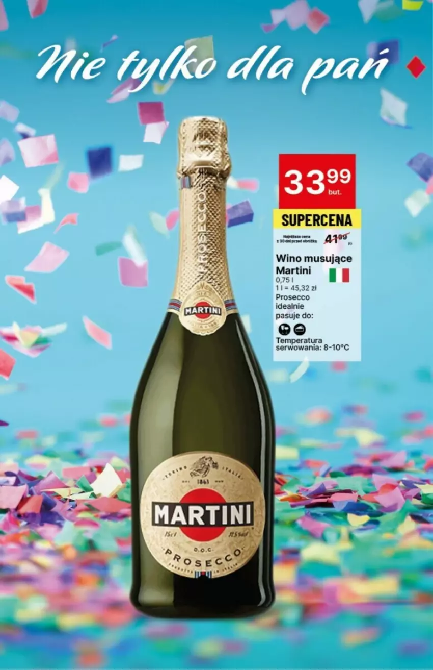 Gazetka promocyjna Delikatesy Centrum - ważna 18.01 do 31.01.2024 - strona 12 - produkty: Martini, Mus, Prosecco, Ser, Wino, Wino musujące