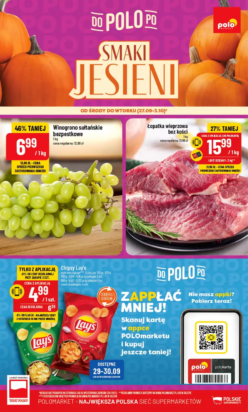 Gazetka promocyjna PoloMarket - Gazetka pomocyjna - ważna 27.09 do 03.10.2023 - strona 1 - produkty: Tera, Wino