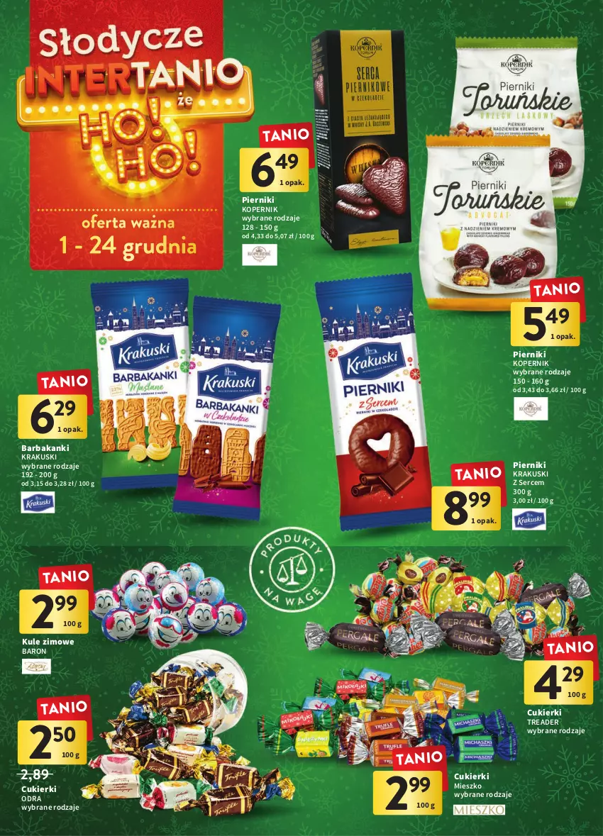 Gazetka promocyjna Intermarche - Gazetka Intermarche - ważna 01.12 do 07.12.2022 - strona 12 - produkty: Cukier, Cukierki, Krakus, Krakuski, Piernik, Ser