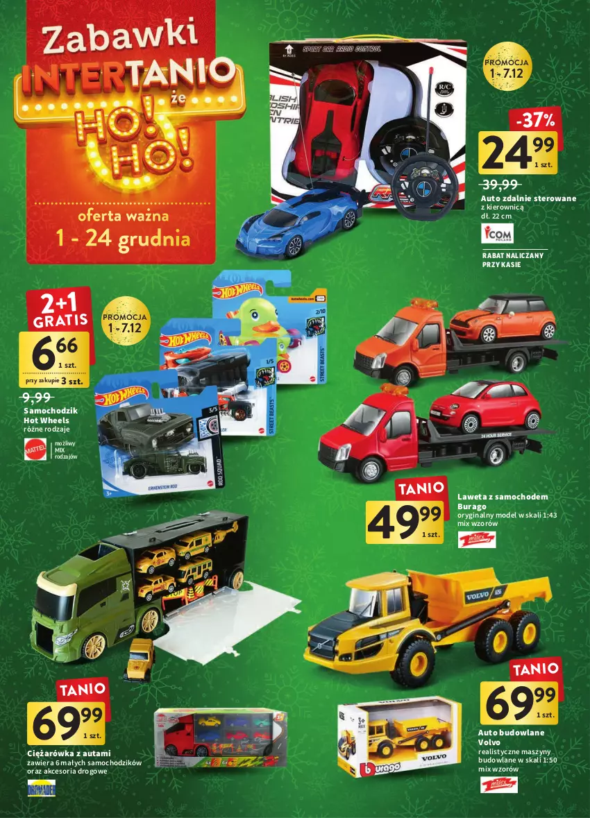 Gazetka promocyjna Intermarche - Gazetka Intermarche - ważna 01.12 do 07.12.2022 - strona 6 - produkty: Chodzik, Gin, Hot Wheels, Szyny