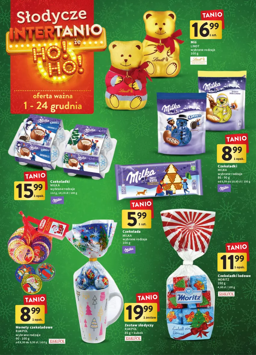 Gazetka promocyjna Intermarche - Gazetka Intermarche - ważna 01.12 do 07.12.2022 - strona 8 - produkty: Czekolada, Kubek, Lindt, Milka