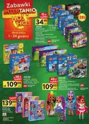 Gazetka promocyjna Intermarche - Gazetka Intermarche - Gazetka - ważna od 07.12 do 07.12.2022 - strona 4 - produkty: Helikopter, Gra, Samochód, Domek na drzewie, LEGO Friends, LEGO Technic, Pojazd, L.O.L., Tera, Warka, LEGO, Robot, Urgo, LEGO City, Lalka, LEGO Creator