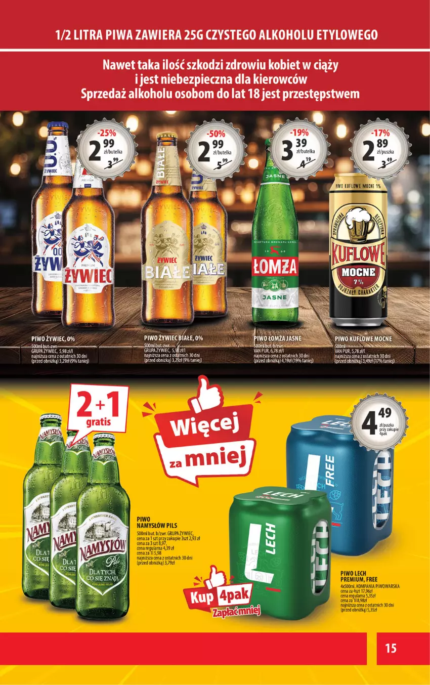 Gazetka promocyjna Arhelan - Gazetka - ważna 08.04 do 19.04.2026 - strona 15 - produkty: Piec, Piwa, Piwo, Pur