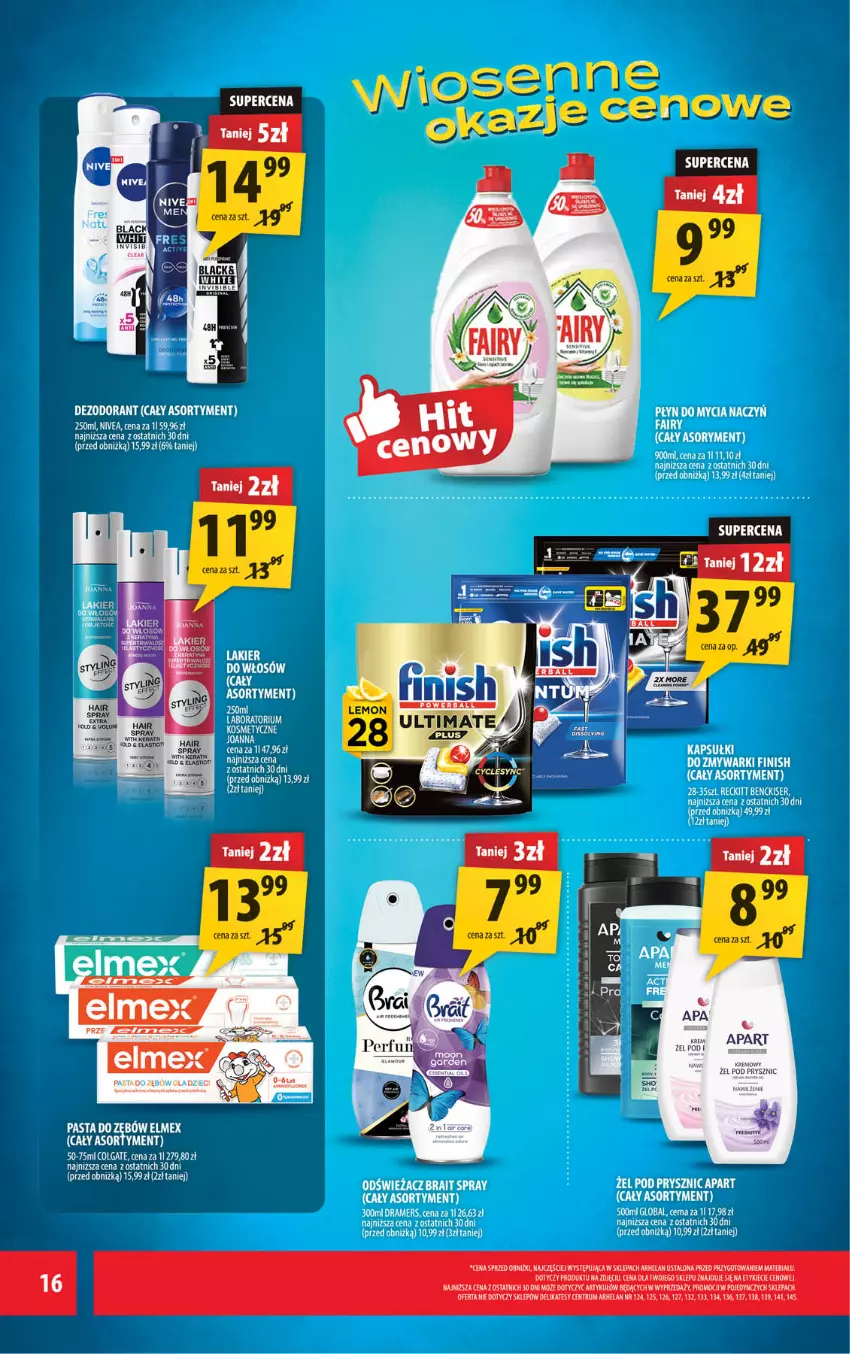 Gazetka promocyjna Arhelan - Gazetka - ważna 08.04 do 19.04.2026 - strona 16 - produkty: Finish, Lack, Rum