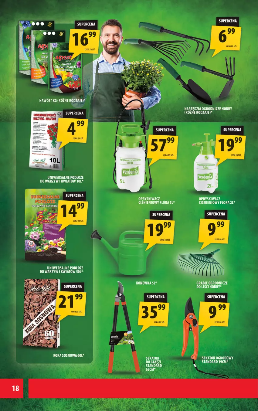 Gazetka promocyjna Arhelan - Gazetka - ważna 08.04 do 19.04.2026 - strona 18 - produkty: Flora, GRID, Hobby, Konewka