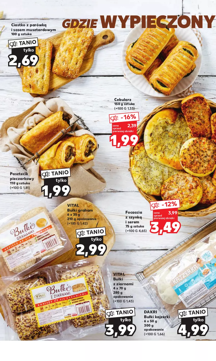 Gazetka promocyjna Kaufland - Mocny Start - ważna 14.08 do 16.08.2023 - strona 12 - produkty: Cebula, Focaccia, Gra, Mus, Piec, Ser, Sos