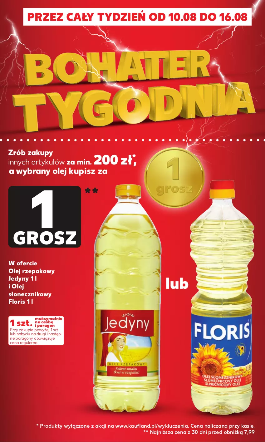 Gazetka promocyjna Kaufland - Mocny Start - ważna 14.08 do 16.08.2023 - strona 4 - produkty: Olej, Olej rzepakowy, Olej słonecznikowy