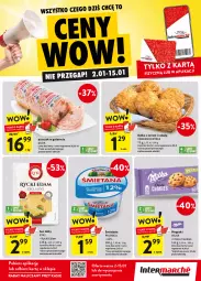 Gazetka promocyjna Intermarche - Gazetka Intermarche - Gazetka - ważna od 15.01 do 15.01.2025 - strona 1 - produkty: Kurczak, Rycki Edam, Ser, Piątnica, Duda, Edam, Gala, Bułka, Milka