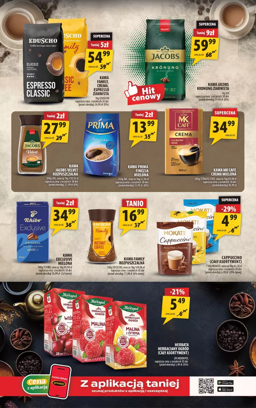Gazetka promocyjna Arhelan - Gazetka - ważna 01.06 do 14.06.2026 - strona 11 - produkty: Herbapol, Jacobs, Jacobs Velvet, Kawa, LG, Ogród, Prima, Velvet