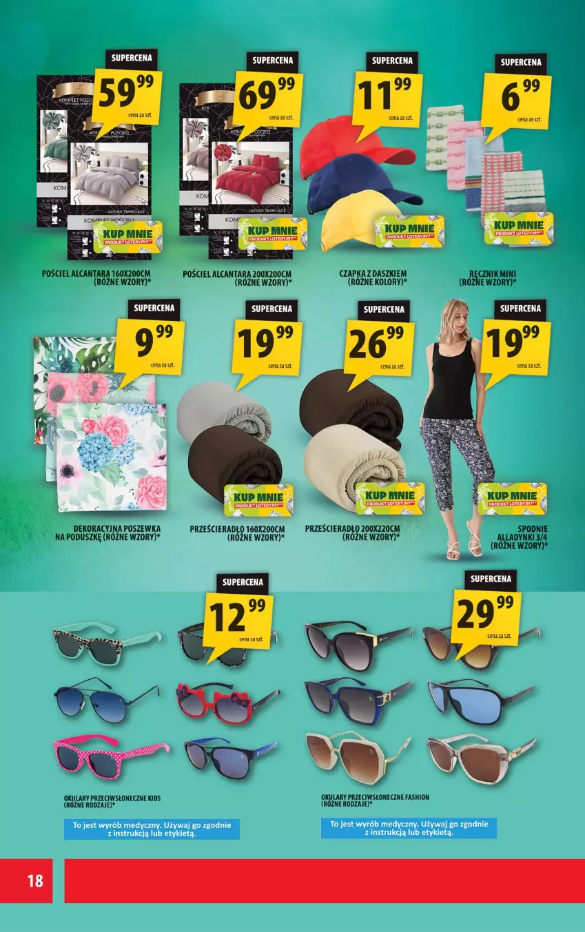 Gazetka promocyjna Arhelan - Gazetka - ważna 01.06 do 14.06.2026 - strona 18 - produkty: Czapka, Fa, Pościel, Poszewka, Spodnie
