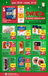 Gazetka promocyjna Aldi - Pełna oferta - Gazetka - ważna od 21.12 do 21.12.2025 - strona 12 - produkty: Piec, Salami, Ryba po grecku, Ryba, Parówki, Karp, Golden Seafood, Matjas, Pieprz, Morliny, Boczek, Kabanos, Berlinki, Lisner