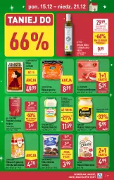 Gazetka promocyjna Aldi - Pełna oferta - Gazetka - ważna od 21.12 do 21.12.2025 - strona 17 - produkty: Majonez, All Seasons, Makaron, Gin, Gra, Ryba po grecku, Ryba, Winiary, Mąka, Basia, Oliwa z oliwek, Pomidory, Mąka tortowa, Fa