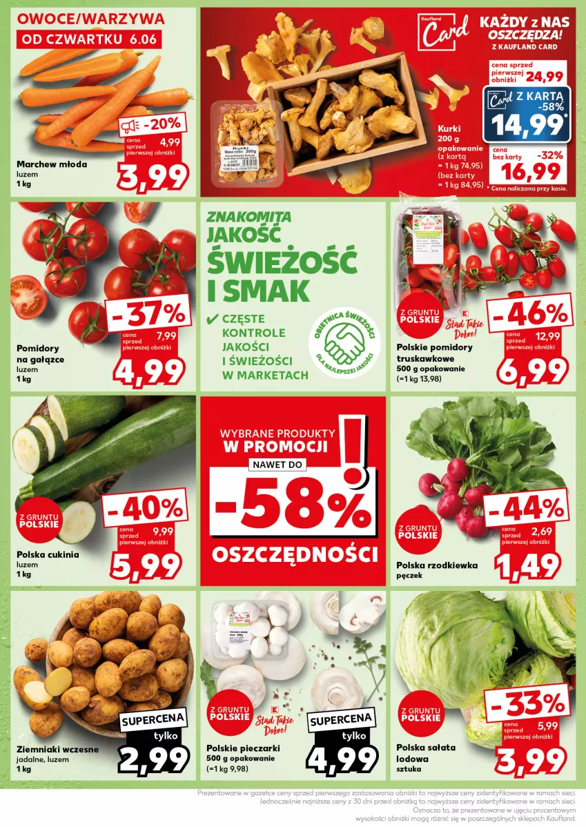 Gazetka promocyjna Kaufland - Kaufland - ważna 10.06 do 12.06.2024 - strona 12 - produkty: Piec, Pomidory, Rzodkiewka, Sałat, Ziemniaki