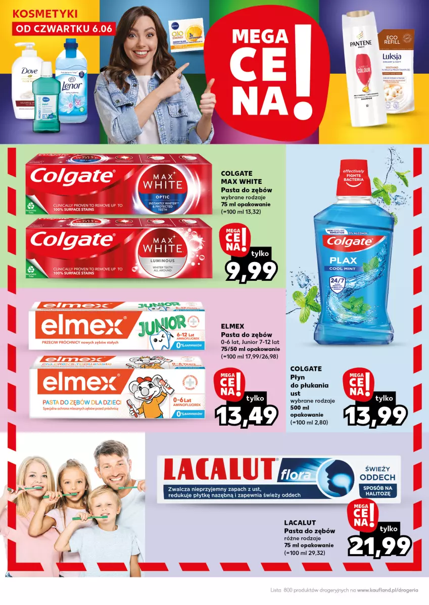 Gazetka promocyjna Kaufland - Kaufland - ważna 10.06 do 12.06.2024 - strona 18 - produkty: Colgate, Elmex, Lacalut, LG, Pasta do zębów, Płyn do płukania