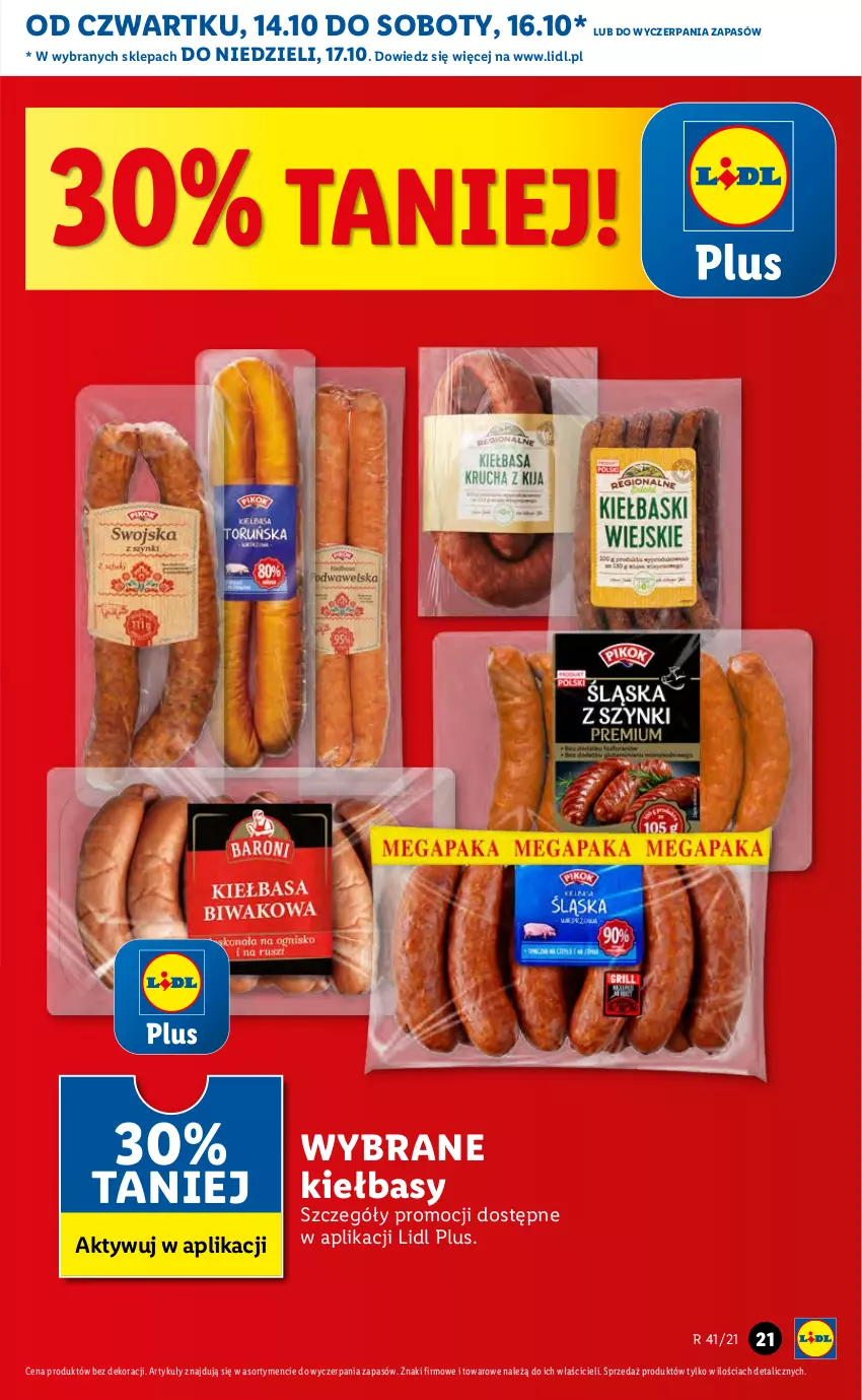 Gazetka promocyjna Lidl - GAZETKA - ważna 14.10 do 17.10.2021 - strona 21