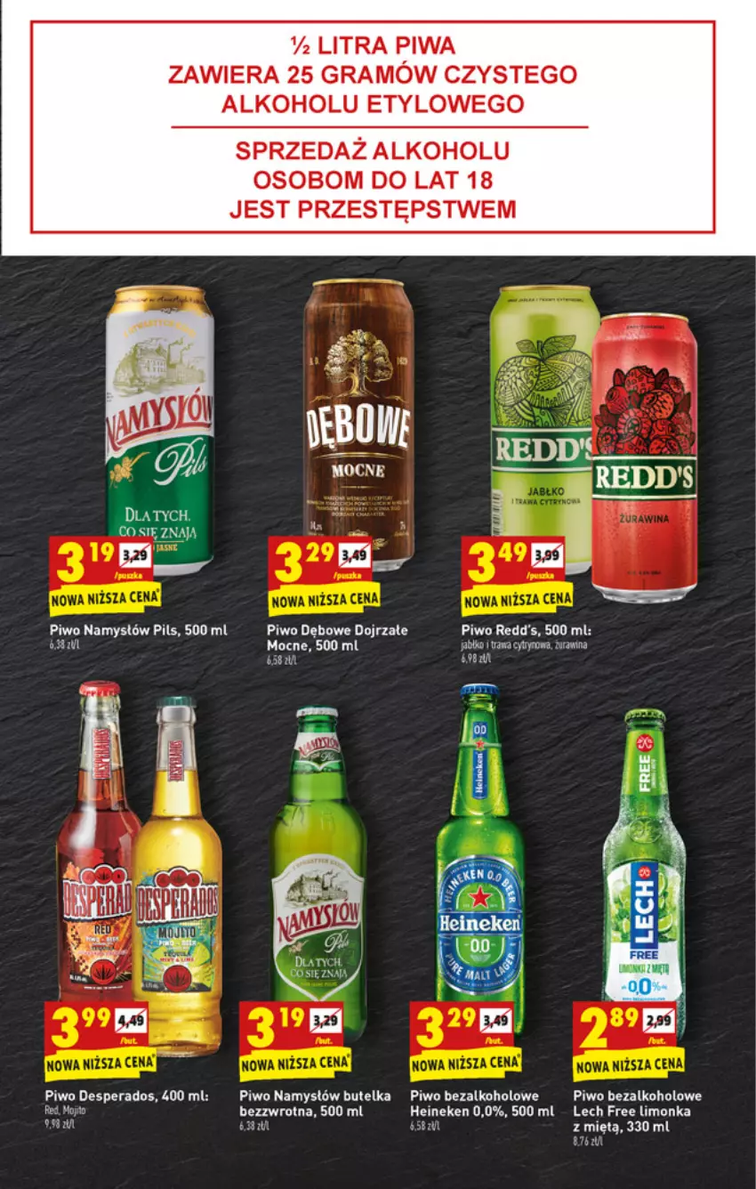 Gazetka promocyjna Biedronka - W tym tygodniu - ważna 17.02 do 23.02.2022 - strona 5 - produkty: Desperados, Gra, Heineken, Limonka, Namysłów, Piwa, Piwo, Redd's