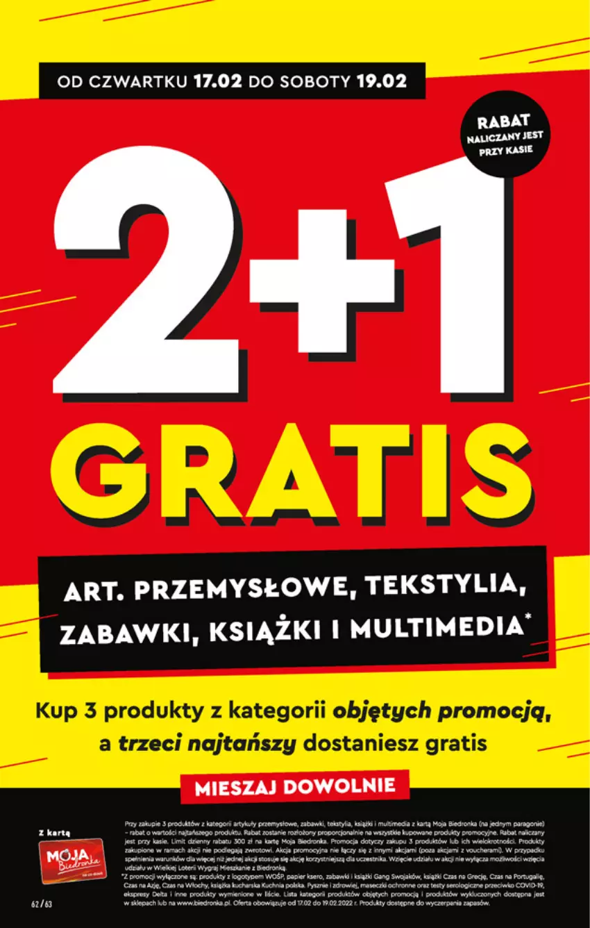 Gazetka promocyjna Biedronka - W tym tygodniu - ważna 17.02 do 23.02.2022 - strona 62 - produkty: Dron, Fa, Gra, Kask, Koc, LG, Rama