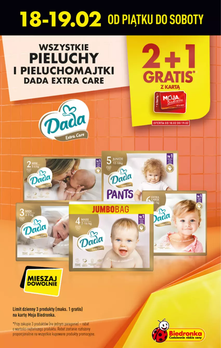 Gazetka promocyjna Biedronka - W tym tygodniu - ważna 17.02 do 23.02.2022 - strona 9 - produkty: Dada, Dron, Gra, LG, Majtki, Pieluchomajtki, Pieluchy