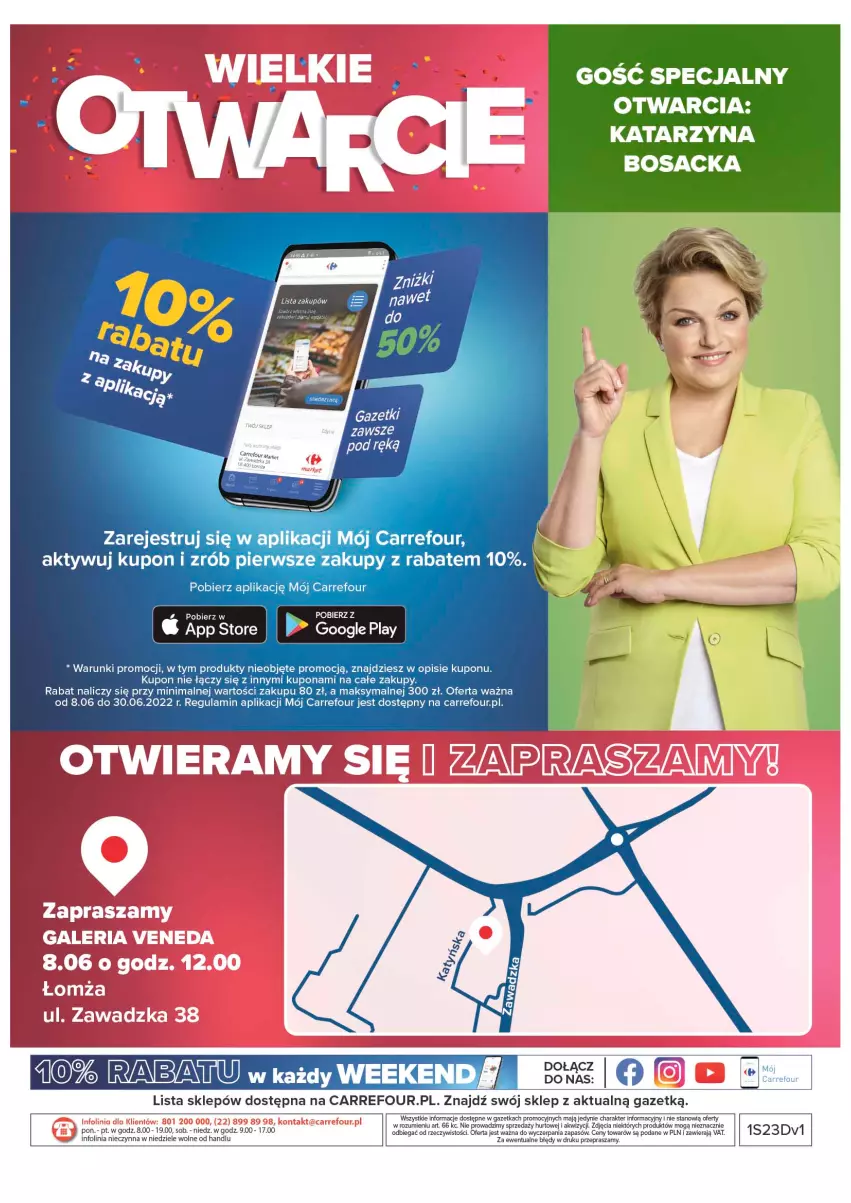 Gazetka promocyjna Carrefour - Gazetka Wielkie otwarcie Market Łomża - ważna 08.06 do 13.06.2022 - strona 24