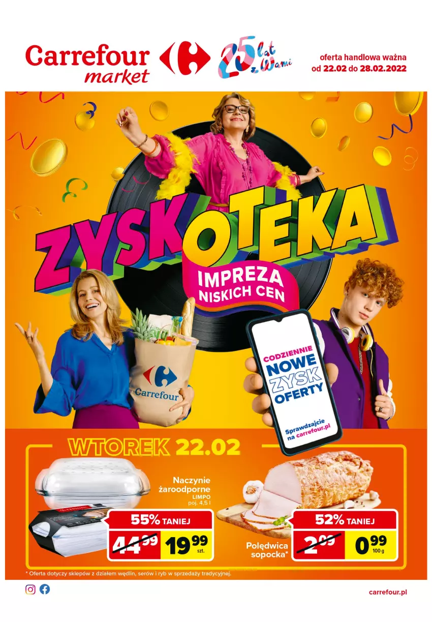 Gazetka promocyjna Carrefour - Gazetka Express - ważna 15.02 do 21.02.2022 - strona 1