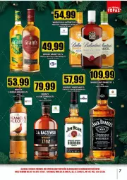 Gazetka promocyjna Topaz - Gazetka - Gazetka - ważna od 31.12 do 31.12.2024 - strona 8 - produkty: Top, Ser, Gra, Bourbon, Tropical, Whiskey, LANA, Whisky, Jack Daniel's, Gala, Grant's, Fa