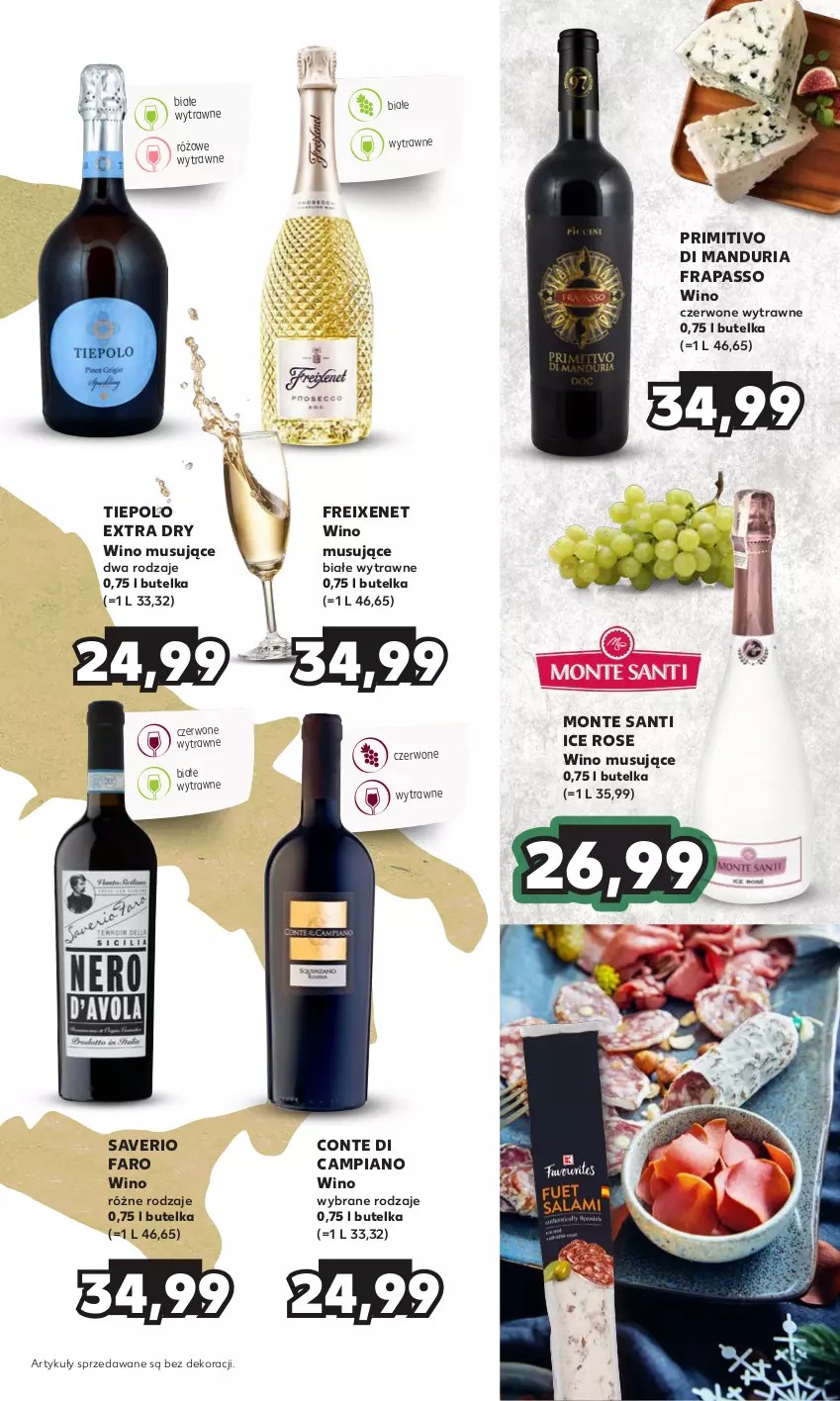 Gazetka promocyjna Kaufland - Barek Kauflandu - ważna 30.11 do 13.12.2023 - strona 15 - produkty: Fa, Monte, Monte Santi, Mus, Wino, Wino czerwone, Wino musujące