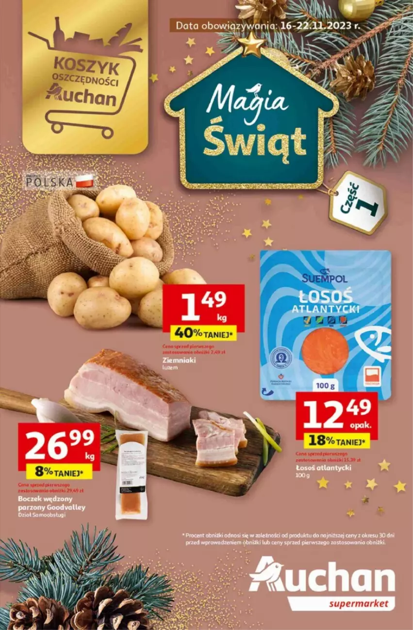 Gazetka promocyjna Auchan - ważna 16.11 do 22.11.2023 - strona 1