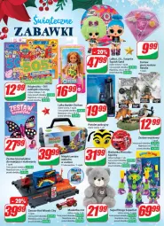 Gazetka promocyjna Dino - Gazetka 50 - Gazetka - ważna od 19.12 do 19.12.2023 - strona 22 - produkty: Makijaż, Por, Koc, Klej, L.O.L., Barbie, Pistolet, Lalka, Hot Wheels