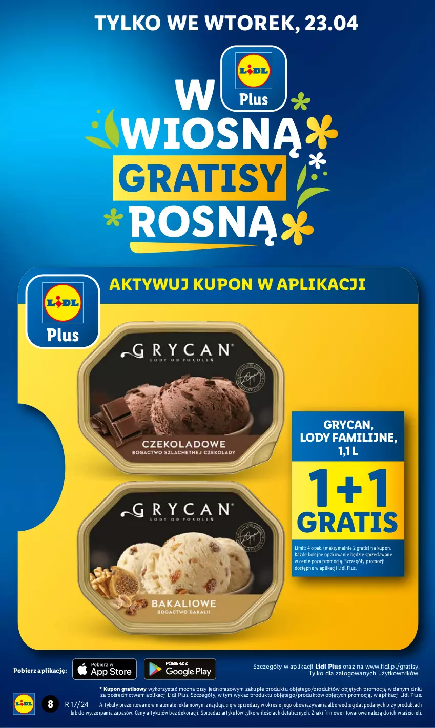 Gazetka promocyjna Lidl - GAZETKA - ważna 22.04 do 24.04.2024 - strona 8 - produkty: Fa, Gra, Gry, Lody, Olej