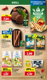 Gazetka promocyjna Lidl - GAZETKA - Gazetka - ważna od 24.04 do 24.04.2024 - strona 31 - produkty: Ser, Burrata, Tofu, Wazon, Sałat, Pilos, Burger, Ser sałatkowo-kanapkowy, Grill