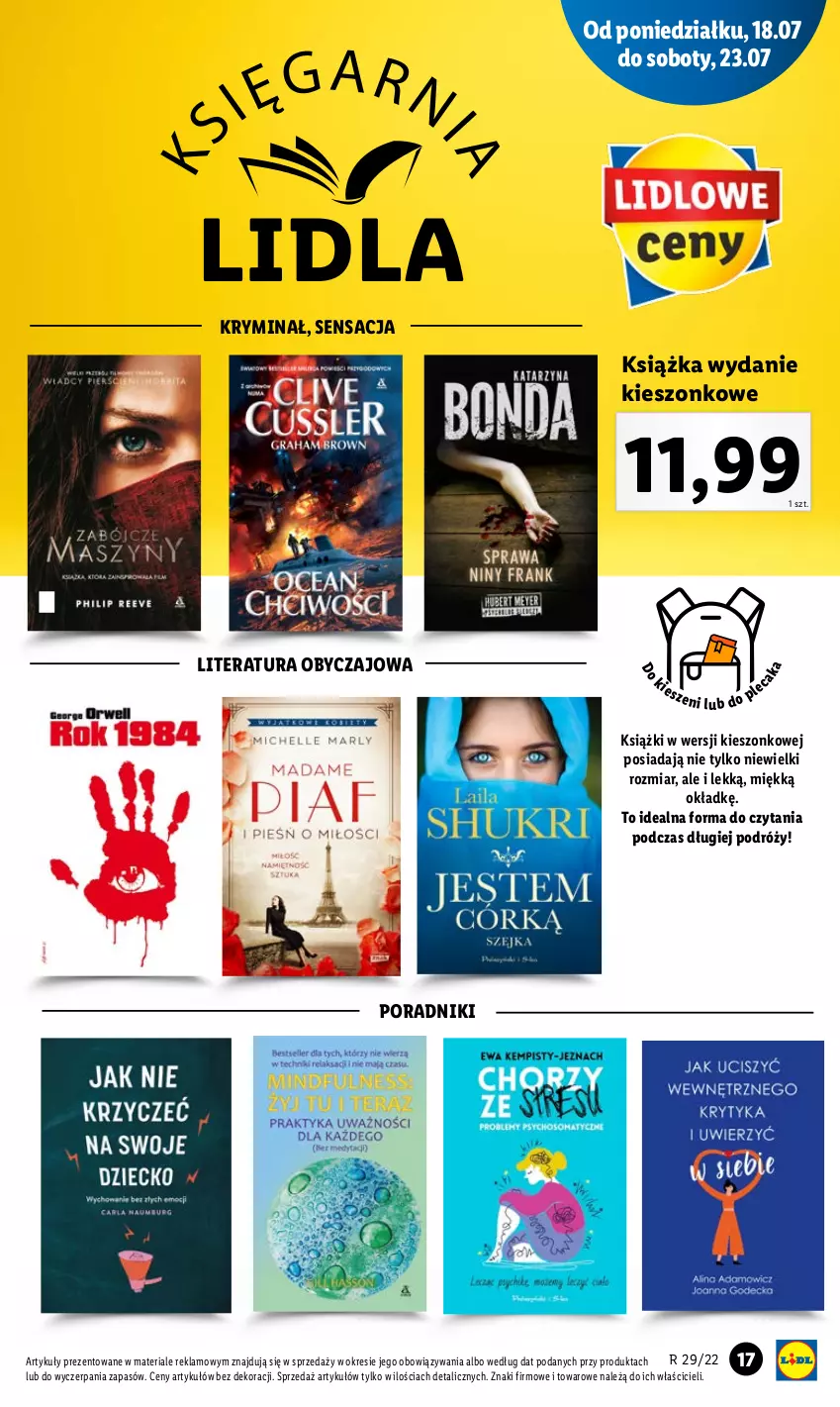 Gazetka promocyjna Lidl - GAZETKA - ważna 18.07 do 23.07.2022 - strona 17 - produkty: Książka, Literatura obyczajowa, Por, Tera