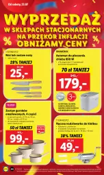 Gazetka promocyjna Lidl - GAZETKA - Gazetka - ważna od 23.07 do 23.07.2022 - strona 44 - produkty: Piec, Noż, Gra, Automat do pieczenia chleba, Rama, Warka, Chleb, Rondel