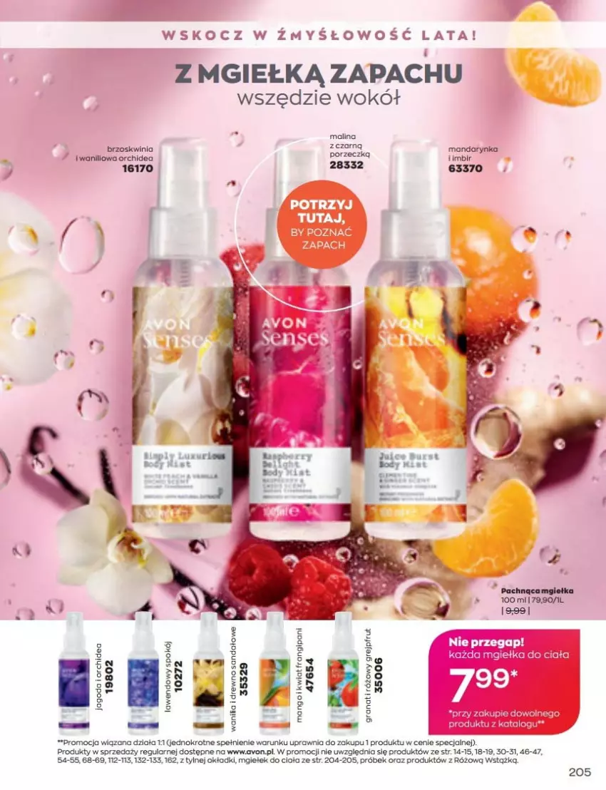 Gazetka promocyjna Avon - Katalog Avon 6/2022 kampania czerwiec - ważna 01.06 do 30.06.2022 - strona 205 - produkty: Fa, Imbir, Koc, Por