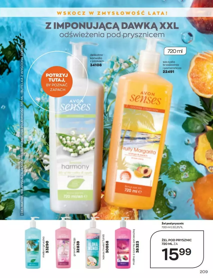 Gazetka promocyjna Avon - Katalog Avon 6/2022 kampania czerwiec - ważna 01.06 do 30.06.2022 - strona 209 - produkty: Gra, Koc, Kokos, Melon