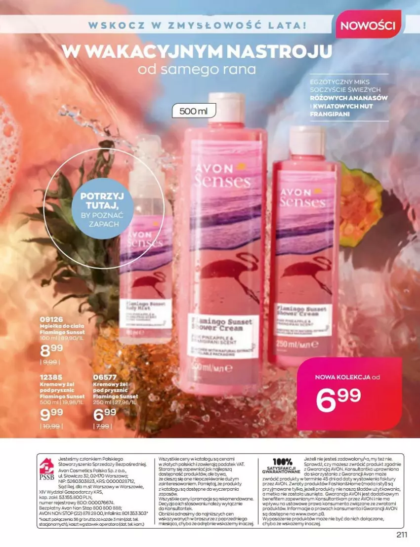 Gazetka promocyjna Avon - Katalog Avon 6/2022 kampania czerwiec - ważna 01.06 do 30.06.2022 - strona 211 - produkty: Ananas, Fa, Koc, Kosz, Mięta, Moda, Rama, Top