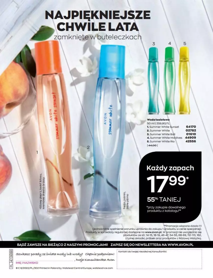 Gazetka promocyjna Avon - Katalog Avon 6/2022 kampania czerwiec - ważna 01.06 do 30.06.2022 - strona 212 - produkty: Pieprz, Por, Tera