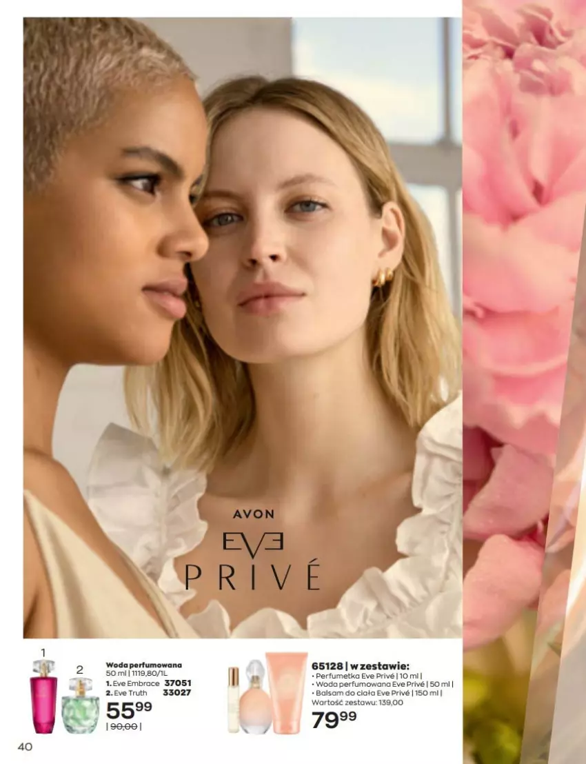 Gazetka promocyjna Avon - Katalog Avon 6/2022 kampania czerwiec - ważna 01.06 do 30.06.2022 - strona 40 - produkty: Balsam do ciała, Perfum, Woda, Woda perfumowana