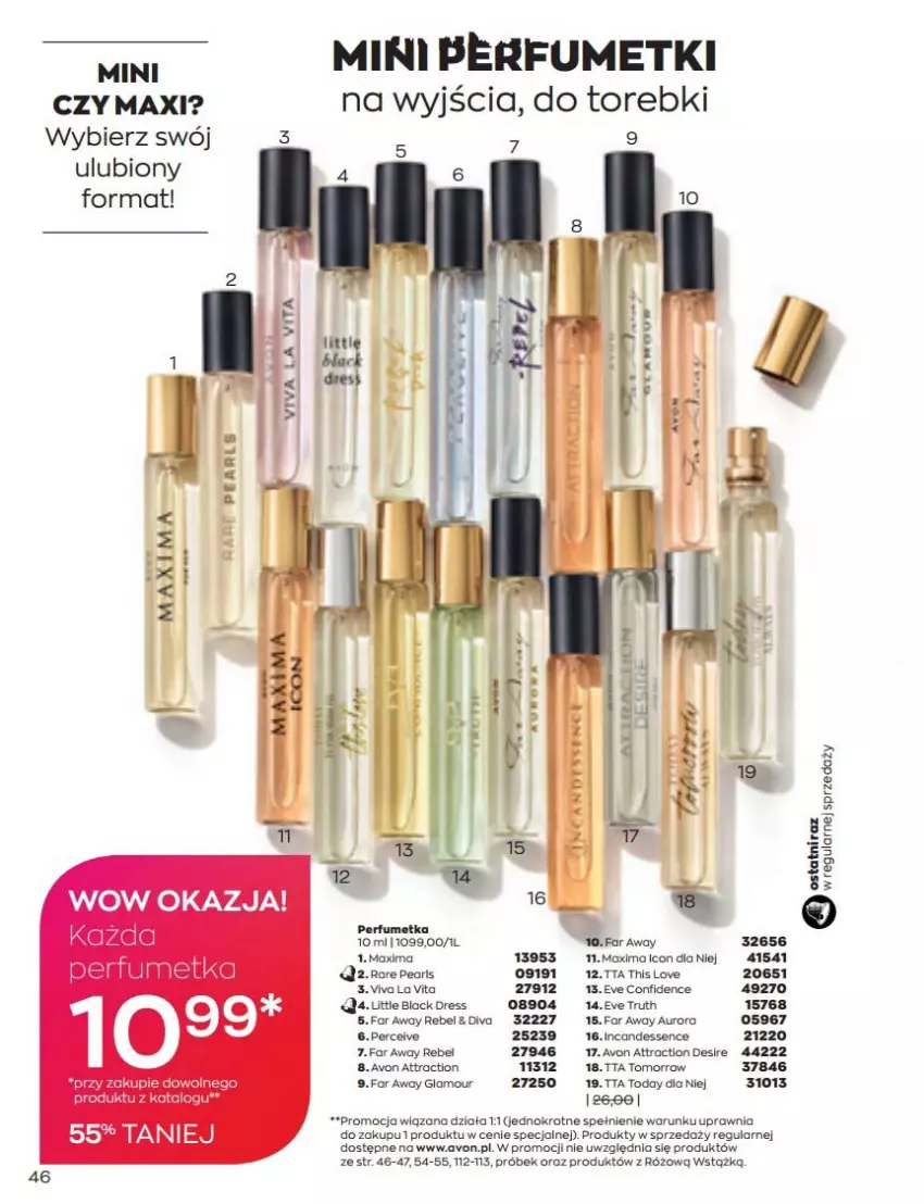 Gazetka promocyjna Avon - Katalog Avon 6/2022 kampania czerwiec - ważna 01.06 do 30.06.2022 - strona 46 - produkty: Dres, Fa, Lack, Mus, Perfum