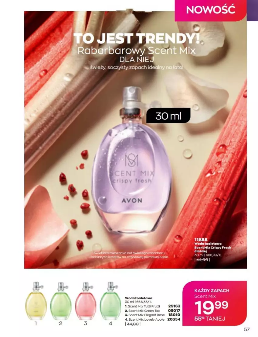 Gazetka promocyjna Avon - Katalog Avon 6/2022 kampania czerwiec - ważna 01.06 do 30.06.2022 - strona 57 - produkty: Jaja