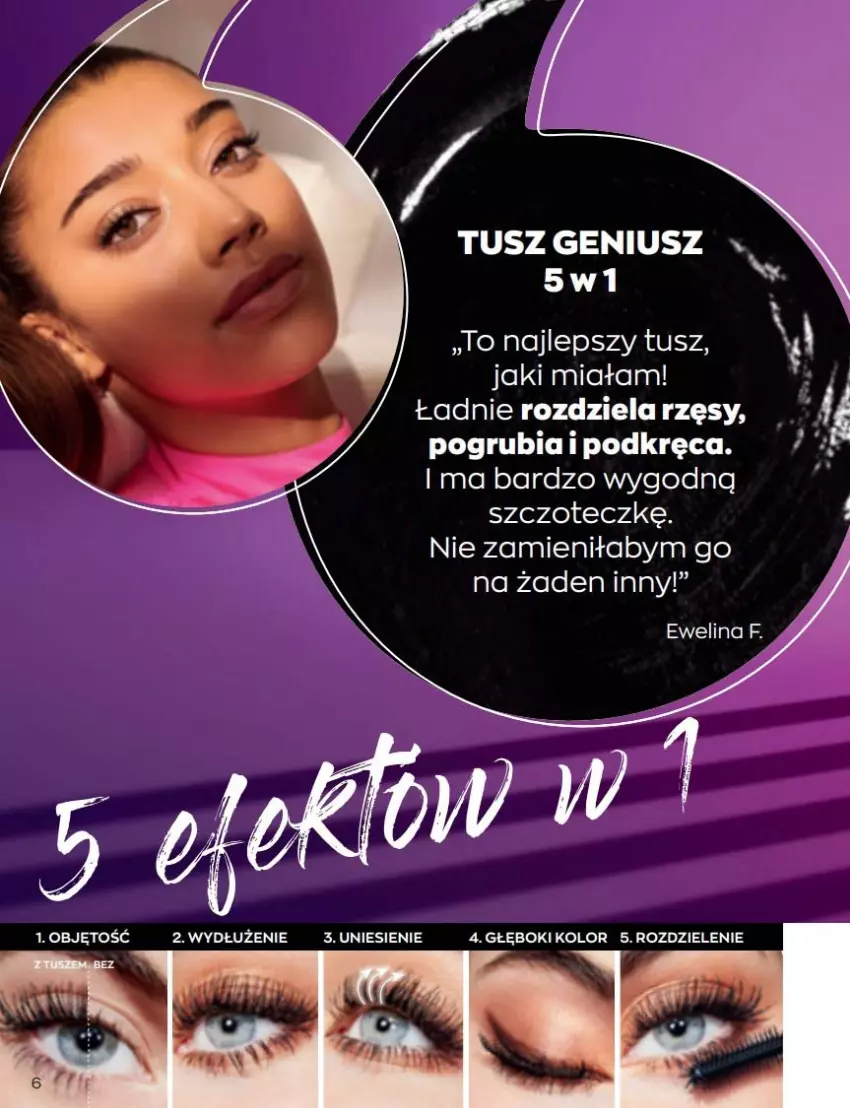 Gazetka promocyjna Avon - Katalog Avon 6/2022 kampania czerwiec - ważna 01.06 do 30.06.2022 - strona 6 - produkty: Tusz