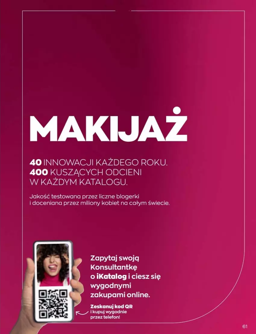 Gazetka promocyjna Avon - Katalog Avon 6/2022 kampania czerwiec - ważna 01.06 do 30.06.2022 - strona 61 - produkty: Lion, Telefon