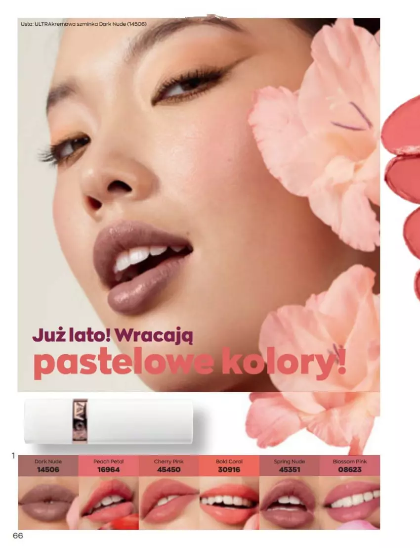 Gazetka promocyjna Avon - Katalog Avon 6/2022 kampania czerwiec - ważna 01.06 do 30.06.2022 - strona 66 - produkty: Inka, Szminka